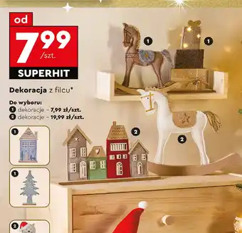 Biedronka Dekoracja z filcu oferta