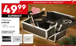 Biedronka Metalowy kuferek oferta