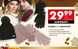 Biedronka Czapka lub rękawiczki oferta