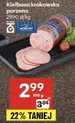 Delikatesy Centrum Kiełbasa krakowska parzona Morliny oferta