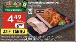 Delikatesy Centrum Szynka pieczona extra Tarczyński oferta