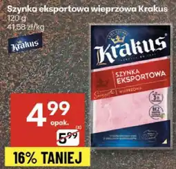 Delikatesy Centrum Szynka eksportowa wieprzowa Krakus oferta