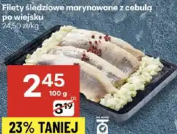 Delikatesy Centrum Filety śledziowe marynowane z cebulą po wiejsku Delikatesy Centrum oferta