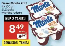 Delikatesy Centrum Deser Monte Zott oferta