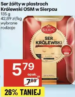 Delikatesy Centrum Ser żółty w plastrach Królewski OSM w Sierpcu oferta
