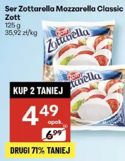 Delikatesy Centrum Ser Zottarella Mozzarella Classic Zott oferta