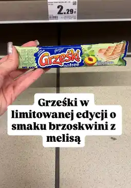 Intermarche Wafel Grzeski Gofree brzoskwinia z melisą Goplana oferta