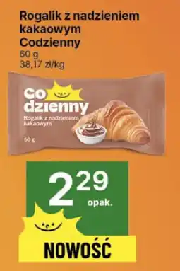 Delikatesy Centrum Rogalik z nadzieniem kakaowym Codzienny oferta