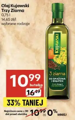 Delikatesy Centrum Olej Kujawski Trzy Ziarna wybrane rodzaje oferta