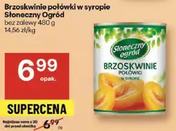 Delikatesy Centrum Brzoskwinie połówki w syropie Słoneczny Ogród bez zalewy oferta