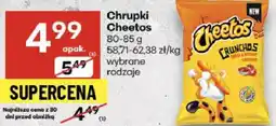 Delikatesy Centrum Chrupki Cheetos wybrane rodzaje oferta