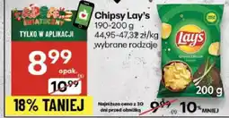 Delikatesy Centrum Chipsy Lay's wybrane rodzaje oferta