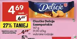 Delikatesy Centrum Ciastka Delicje Szampańskie wybrane rodzaje oferta