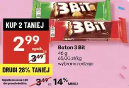 Delikatesy Centrum Baton 3 Bit 46g oferta