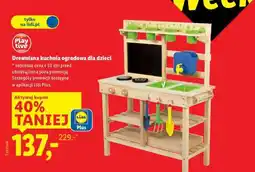 Lidl Drewniana kuchnia ogrodowa dla dzieci oferta