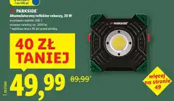 Lidl PARKSIDE Akumulatorowy reflektor roboczy, 20 W oferta