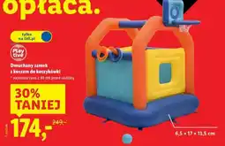 Lidl Dmuchany zamek z koszem do koszykówki oferta
