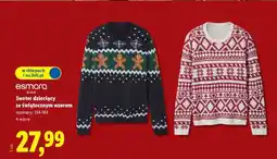Lidl Sweter dziecięcy ze świątecznym wzorem oferta