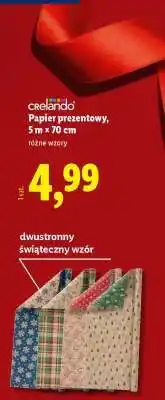 Lidl Crelando Papier prezentowy oferta