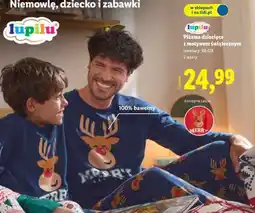 Lidl Lupilu Piżama dziecięca z motywem świątecznym oferta