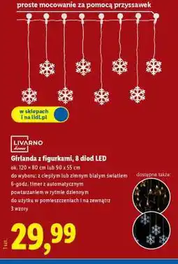 Lidl Girlanda z figurkami, 8 diod LED oferta