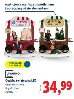 Lidl Ozdoba świąteczna LED oferta