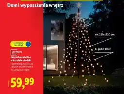 Lidl Łańcuchy świetlne w kształcie choinki oferta