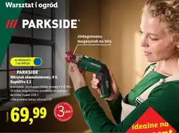Lidl PARKSIDE Wkrętak akumulatorowy, 4 V, Rapidfire 2.2 oferta