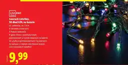 Lidl Łańcuch świetlny, 50 diod LED, na baterie oferta