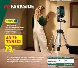 Lidl PARKSIDE Laser krzyżowy ze statywem oferta