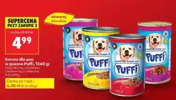 Biedronka Karma dla psa w puszce Puffi, 1240 g oferta