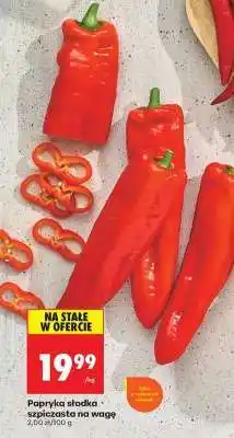 Biedronka Papryka słodka szpiczasta na wage oferta