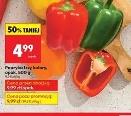 Biedronka Papryka trzy kolory opak . 500 g oferta