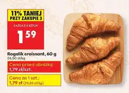 Biedronka Rogalik croissant 60 g oferta