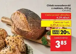 Biedronka Chleb nowodworski z makiem, 410 g oferta