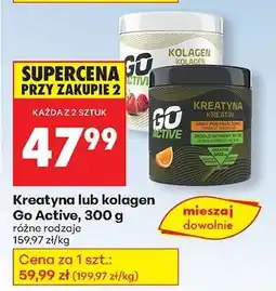 Biedronka Kreatyna lub Kolagen Go Active, 300 g oferta