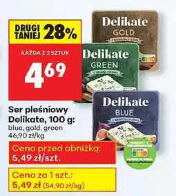 Biedronka Ser pleśniowy Delikate , 100 g blue gold , green oferta