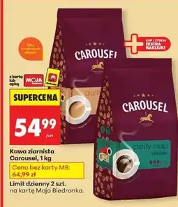 Biedronka Kawa ziarnista Carousel , 1 kg oferta