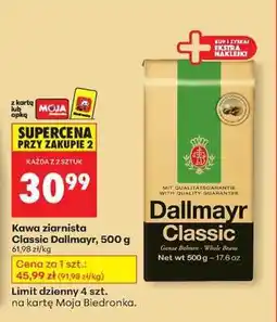 Biedronka Kawa ziarnista Classic Dallmayr, 500 g oferta