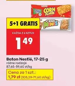 Biedronka Baton Nestlé, 17-25 g oferta
