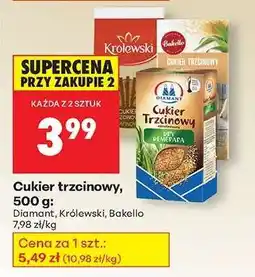 Biedronka CUKIER TRZCINOWY 500 G oferta