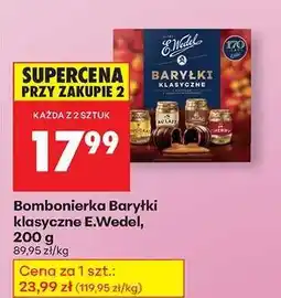 Biedronka Bombonierka Baryłki klasyczne E.Wedel, 200 g oferta
