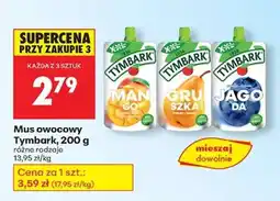 Biedronka Mus owocowy Tymbark, 200 g oferta