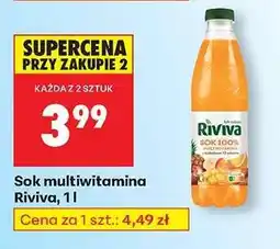 Biedronka Sok multiwitamina Riviva, 1l oferta
