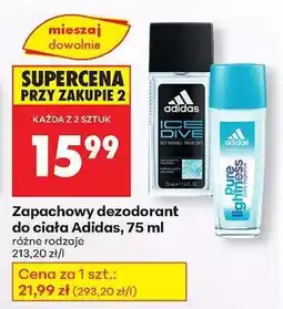 Biedronka Zapachowy dezodorant do ciała Adidas, 75 ml oferta