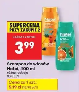 Biedronka Szampon do włosów Natei, 400 ml oferta