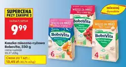 Biedronka Kaszka mleczno-ryżowa Bobovita, 330 g oferta