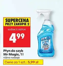 Biedronka Płyn do szyb Mr Magic, 1 l oferta