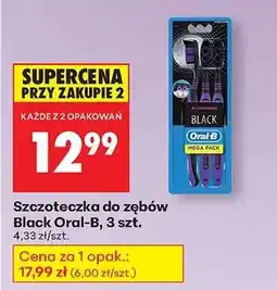 Biedronka Szczoteczka do zębów Black Oral - B , 3 szt oferta