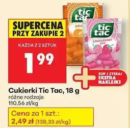 Biedronka Cukierki Tic Tac, 18 g oferta